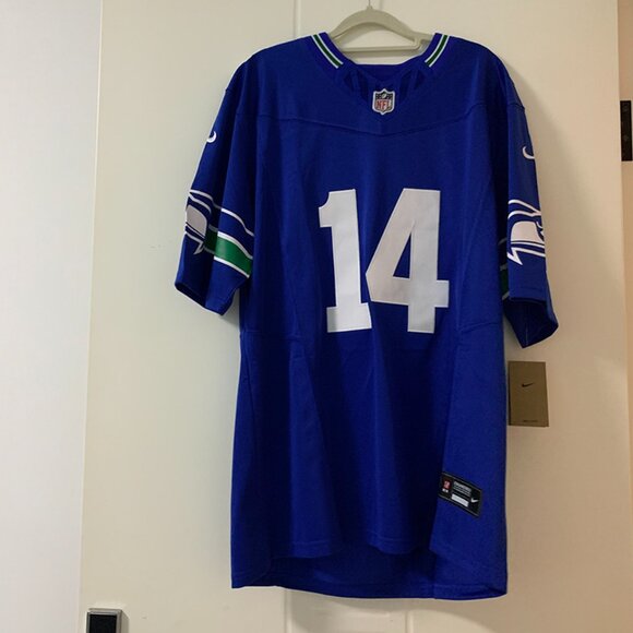 Nike SDK Metcalf Royal Seattle Seahawks No. 14 Blue Jersey - Picture 6 of 10